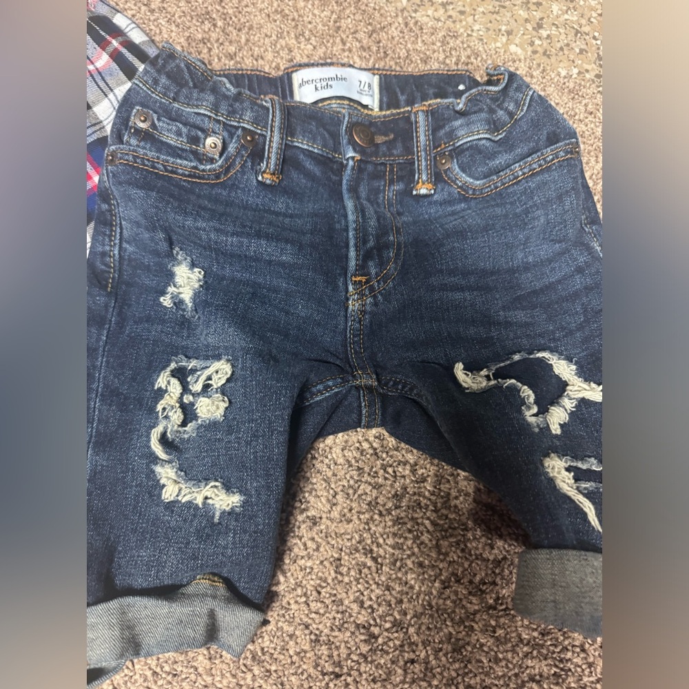Boys Abercrombie bundle 2 shorts 1 pj pants all 7/8